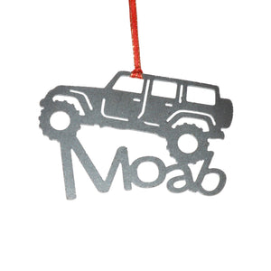 Moab 4 Door Jeep Ornament - Burke Metal Work