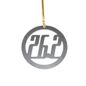 Full Marathon 26.2 Christmas Ornament Keepsake Souvenir - Burke Metal Work