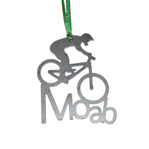 Moab Mountain Bike Ornament Souvenir - Burke Metal Work