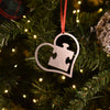 Puzzle Piece In A Heart Ornament for Autism - Burke Metal Work