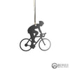 Road Bicycle with Rider Ornament - Burke Metal Work