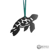 Sea Turtle Ornament, Personalized Gift, Christmas Ornament, Holiday Decor, Metal - Burke Metal Work