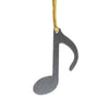 Music Note Ornament Keepsake Souvenir  (Single Note) - Burke Metal Work