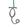 Stethoscope Metal Ornament, Nurse, Doctor, EMT, Veterinary, Technician - Burke Metal Work