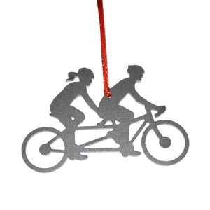 Tandem Bike Ornament - Burke Metal Work