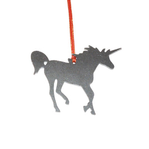 Unicorn Metal Ornament - Burke Metal Work