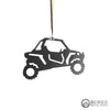 Metal UTV Christmas Ornament, Side by Side, SxS - Burke Metal Work