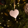 Valentine Heart Metal Ornament, Personalize With Text - Burke Metal Work