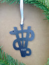 Veterinary Symbol Metal Ornament