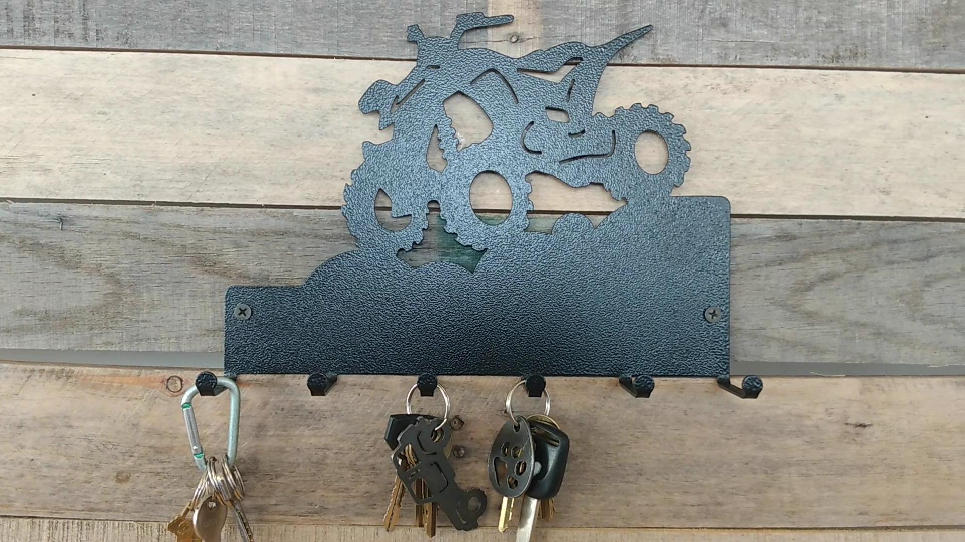 Burke Metal Work 4 Wheeler ATV Quad Key Holder