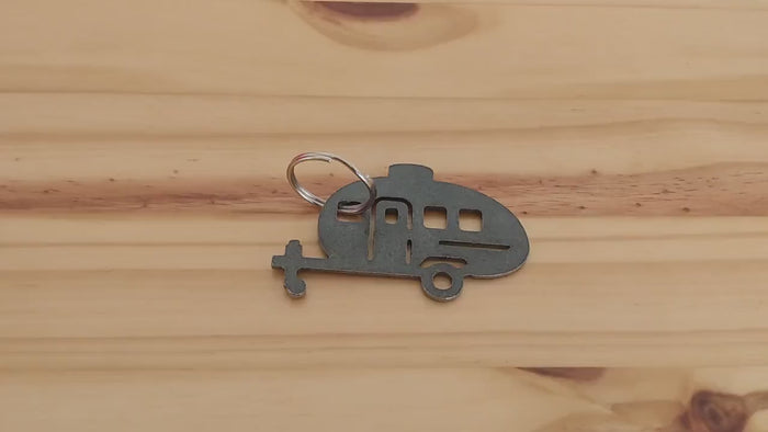 Camper keychain, backpack charm, zipper pull, Personalized Gift