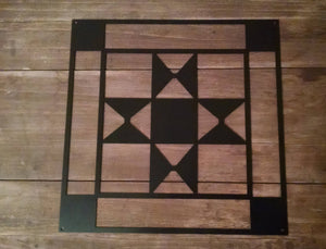 Barn Quilt  (16'' x 16'') - Burke Metal Work