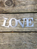 LOVE metal sign - Burke Metal Work
