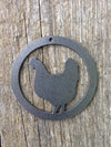 Chicken Christmas Ornament - Burke Metal Work