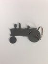 Tractor Keychain, Backpack Tag, Zipper Pull, Personalized Tractor Gift, Steel, Metal