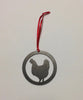 Chicken Christmas Ornament - Burke Metal Work