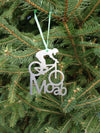 Moab Mountain Bike Ornament Souvenir - Burke Metal Work