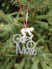 Moab Mountain Bike Girl Ornament Souvenir - Burke Metal Work