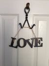 LOVE metal sign - Burke Metal Work