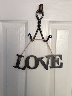 LOVE metal sign - Burke Metal Work
