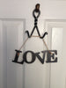LOVE metal sign - Burke Metal Work