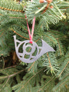 French Horn Christmas Ornament - Burke Metal Work