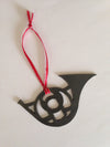 French Horn Christmas Ornament - Burke Metal Work