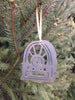 Vintage Old Radio metal ornament keepsake souvenir - Burke Metal Work