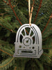 Vintage Old Radio metal ornament keepsake souvenir - Burke Metal Work