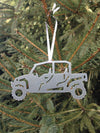 Metal UTV 4 Seater Sport Utility Christmas Ornament, Keepsake, Souvenir, Side by Side, General - Burke Metal Work