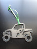Metal UTV 2 Seater Sport Utility Christmas Ornament, Side by Side, SxS - Burke Metal Work