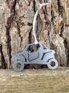 Metal UTV Christmas Ornament, Side by Side, SxS - Burke Metal Work