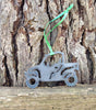 Metal UTV 2 Seater Sport Utility Christmas Ornament, Side by Side, SxS - Burke Metal Work