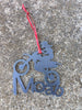 Moab Utah Dirt Bike Girl Ornament, Keepsake, Souvenir - Burke Metal Work