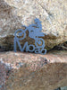 Moab Utah Dirt Bike Girl Ornament, Keepsake, Souvenir - Burke Metal Work