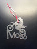 Moab Utah Dirt Bike Girl Ornament, Keepsake, Souvenir - Burke Metal Work
