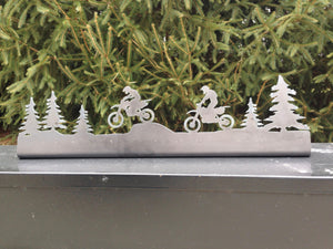 Dirt Bike Mantel Display - Burke Metal Work