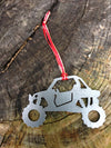 UTV Metal Christmas Ornament, Lifted, Side by Side - Burke Metal Work