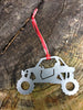 UTV Metal Christmas Ornament, Lifted, Side by Side - Burke Metal Work