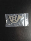French Horn Keychain, Personalized Gift, Zipper Charm, Backpack pull
