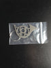 French Horn Keychain, Personalized Gift, Zipper Charm, Backpack pull