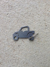 UTV keychain, 2 seater sport utility, side by side, SXS, backpack charm, zipper pull, Personalized Gift