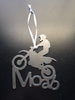 Moab Utah Dirt Bike Ornament, Keepsake, Souvenir - Burke Metal Work