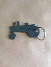 Tractor Keychain, Backpack Tag, Zipper Pull, Personalized Tractor Gift, Steel, Metal