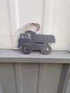 Dump Truck Metal Ornament, Decor, Keepsake, Gift - Burke Metal Work