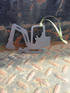 Mini Excavator Metal Ornament, Decor, Gift, Keepsake - Burke Metal Work