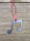 Steel Music Note Ornament Keepsake Souvenir (Double Note) - Burke Metal Work