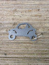 UTV keychain, backpack charm, zipper pull, 2 seater, sport, side by side, SXS