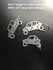 UTV keychain, 2 seater sport utility, side by side, SXS, backpack charm, zipper pull, Personalized Gift