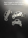 UTV keychain, 4 seater sport utility, side by side, SXS